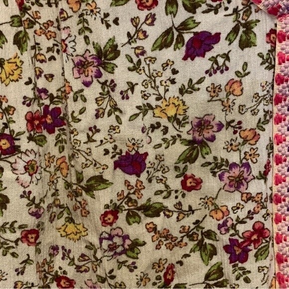 Patrons of Peace Floral Tank Top - Pink and Cream - Picture 7 of 7